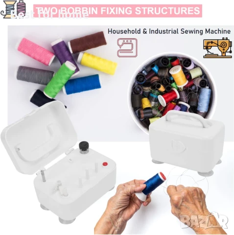 Преносима машина за навиване на калерчета, снимка 2 - Друга електроника - 50874413