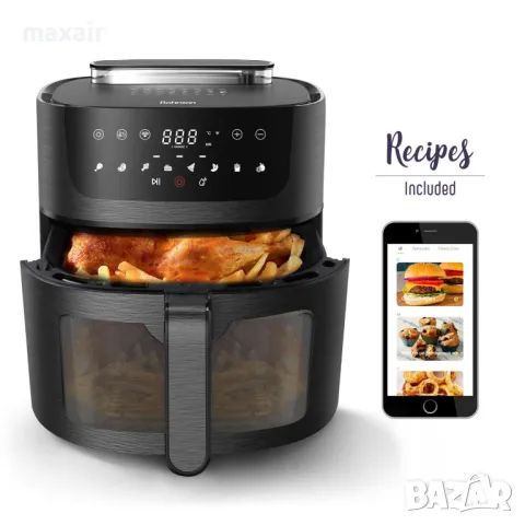 Фритюрник Airfryer Rohnson R-2858 SmartChef XL 2 Wi-Fi * Безплатна доставка * Гаранция 2 години , снимка 6 - Фритюрници - 47299149