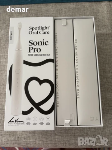 Spotlight Oral Care - Електрическа четка за зъби Pure White Sonic Pro, снимка 5 - Други - 51271328