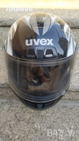 Мото каска UVEX M размер , снимка 6 - Аксесоари и консумативи - 37900511