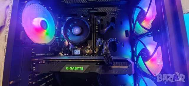 Продавам Гейм РС Ryzen 5 5500/16Gb/512Gb SSD+1TB HDD/GB 1660 Super/Гаранция, снимка 7 - Геймърски - 52578044