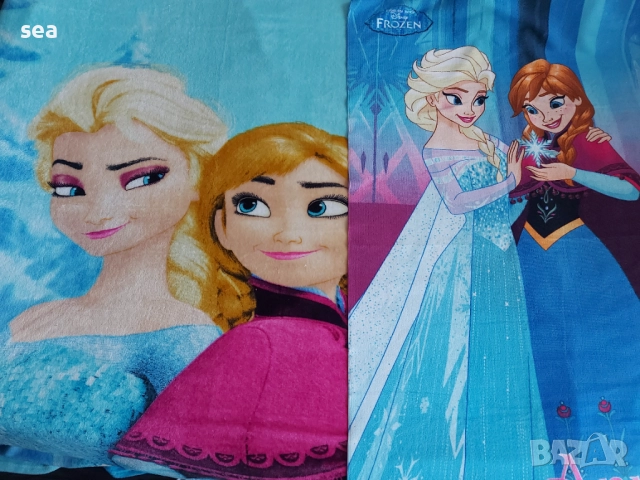 Елза и Анна ❄️ Одеяло и хавлиена кърпа