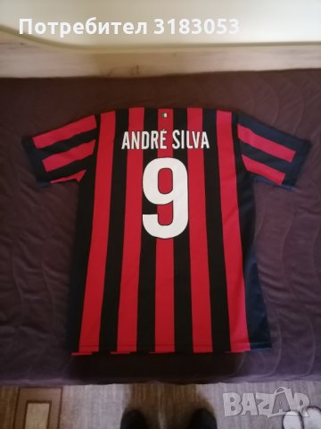 Тениска, оригинална, "Милан" 2017/2018, Андре Силва, снимка 2 - Футбол - 34533197