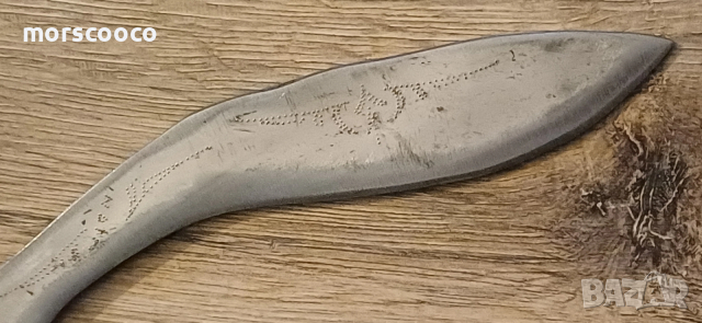 Стар кинжал - КУКРИ - мачете , снимка 6 - Антикварни и старинни предмети - 53146775