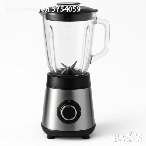 Блендер Muhler, 500W, 1.5 л, стъклена кана