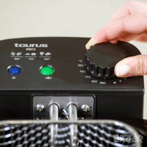 Фритюрник Taurus FRY3 – 2000 W мощност, 3 L капацитет, снимка 6 - Други - 51921436