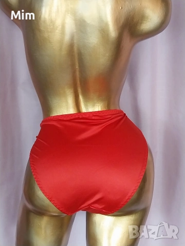 XL/2XL Червена сатенена бикина , снимка 4 - Бельо - 54176833