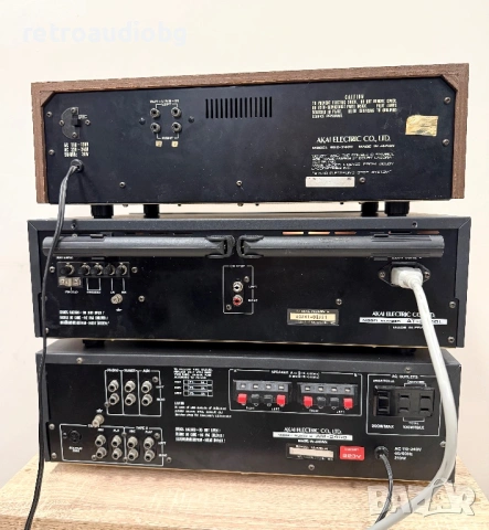 🔊Топ ретро аудио сет - система AKAI AM-2450, AT-2450L, GXC-740D🔊, снимка 6 - Аудиосистеми - 53963795