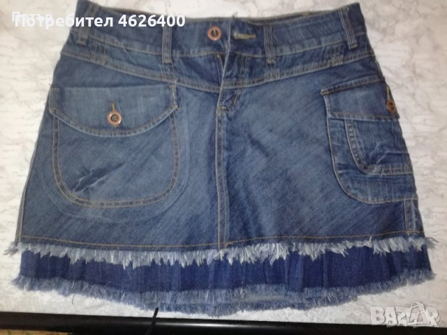 Продавам дамска -къса дънкова пола