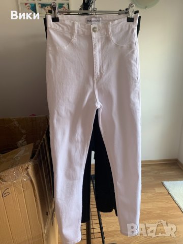 Zara бели дънки Зара, снимка 2 - Дънки - 39636872