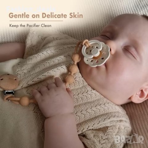 Нови Силиконови Верижки MumEZ за Залъгалки 2 броя - Безопасни и Хигиенични, снимка 5 - Други - 42874381