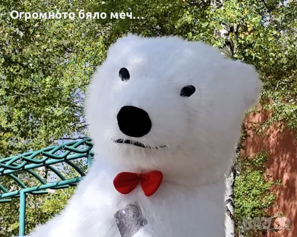 Изненада с огромна бяла мечка , снимка 2 - Декорация - 48780478