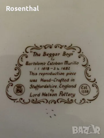 Декоративна английска чиния , снимка 4 - Декорация за дома - 48421864