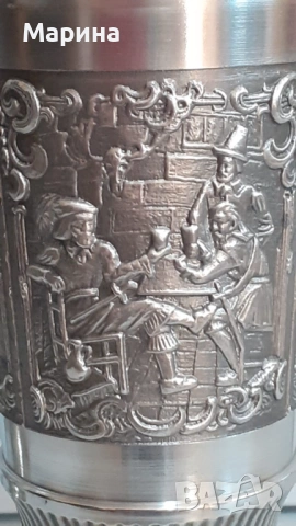 Кубки - чаши за вино от калай Antik*Vintage #118, снимка 6 - Антикварни и старинни предмети - 53096545