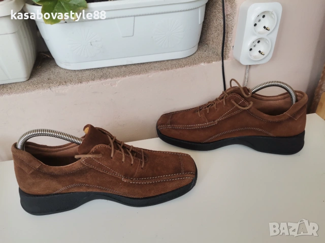 Унисекс модел обувки Roxde 39 н. Естествен велур, снимка 4 - Дамски ежедневни обувки - 53903506