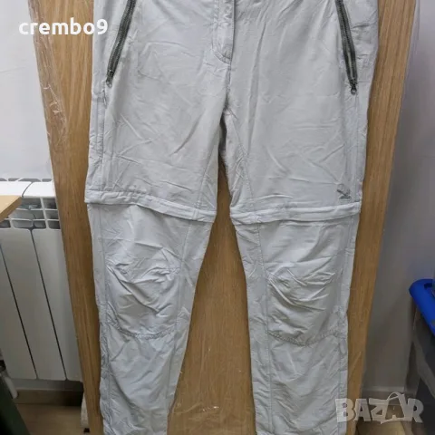 Salewa дамски туристически панталон с ципове, 30 инча, сив