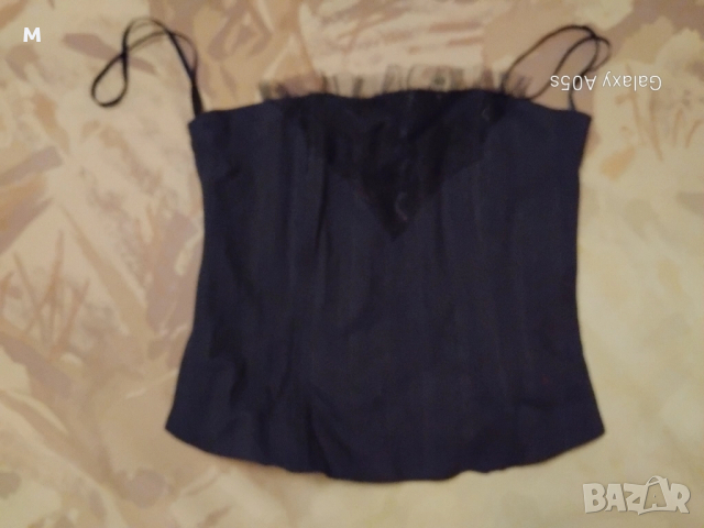 Черен корсет с тюл, снимка 2 - Бельо - 52079243