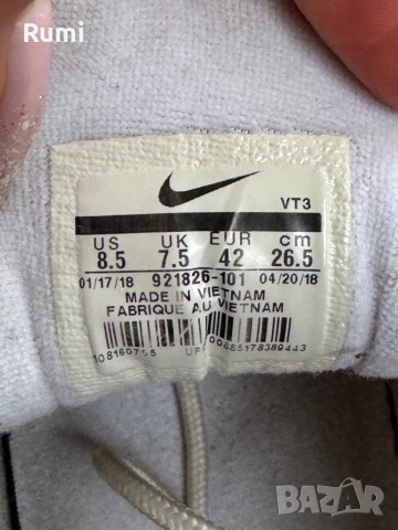 Оригинални бели маратонки Nike Air Max 97 ! 42 н, снимка 8 - Маратонки - 50823056