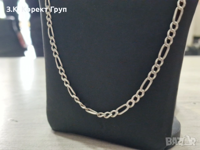 Мъжки сребърен синджир 925 / 18,93 гр., снимка 4 - Колиета, медальони, синджири - 54099732
