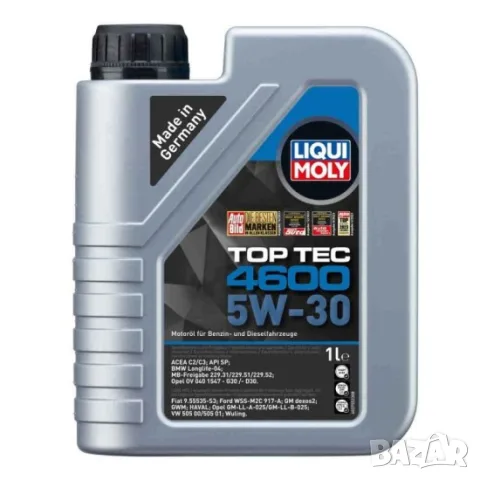 Синтетично моторно масло TOP TEC 4600 5W-30 - 5л Liqui Moly