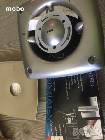 Вентилатор за баня, съвсем нов, модел  X-MART CATA,  ф100, цвят инокс , произведени в Испания , снимка 7 - Вентилатори - 51492887