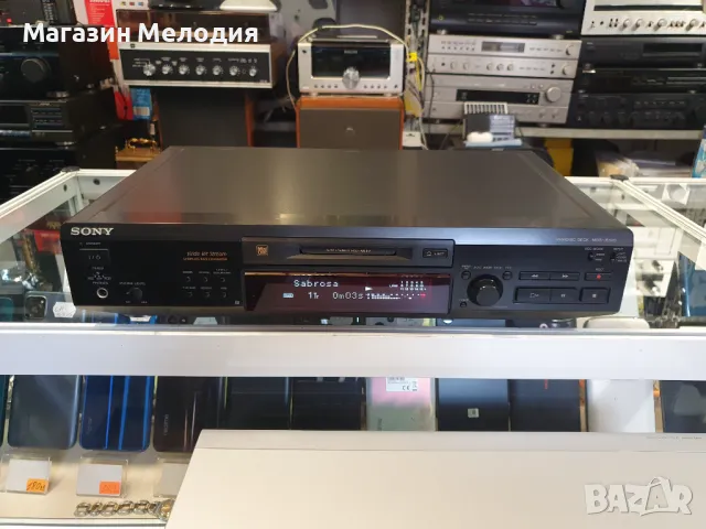 Мини диск / Minidisc SONY MDS-JE520  В отлично техническо и визуално състояние., снимка 5 - Декове - 47976420