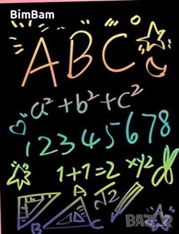 Само сега - 50% отстъпка ! Голям цветен LCD таблет за писане и рисуване 12'' инча 