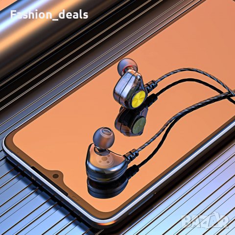 Нови Кабелни слушалки с микрофон 3,5 жак HiFi стерео звук за телефон, снимка 6 - Слушалки и портативни колонки - 37896533