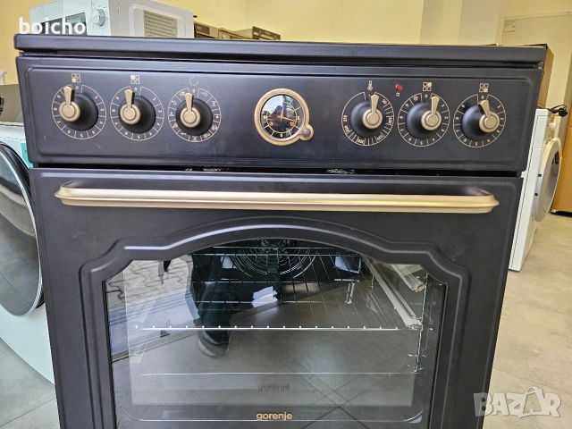 Нова! Ретро печка/фурна Gorenje с керамичен плот свободностояща 60 см., снимка 5 - Печки, фурни - 53003138