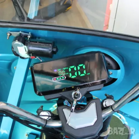 Селскостопанска товарна електрическа триколка 2000W с покрив, 600 кг товар, 60V, 45Ah, снимка 16 - Мотоциклети и мототехника - 55844393
