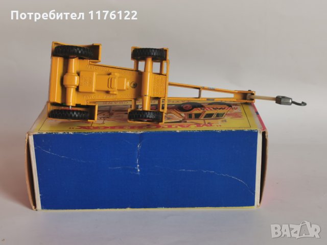 Стар Matchbox King Size K-14 Taylor Jumbo Crane Мачбокс Тайлор Кран С Оригиналната Си Кутия, снимка 7 - Коли, камиони, мотори, писти - 35351568