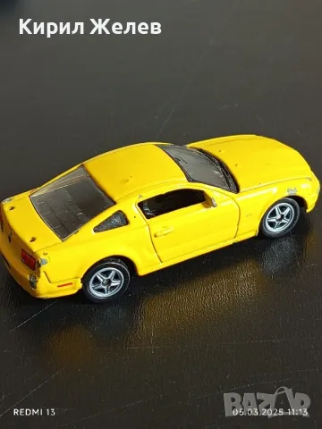 Метална количка FORD MUSTANG GT MADE IN CHINA за КОЛЕКЦИОНЕРИ 26001, снимка 4 - Колекции - 49369439