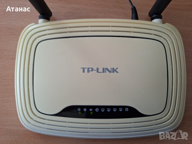 Рутер TP-Link TL-WR841N 300Mbps, снимка 4 - Рутери - 54046987