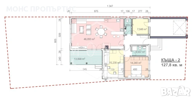 Mодерна къща с голям двор и елегантен дизайн в гр. Севлиево, м. Крушевски баир, снимка 4 - Къщи - 53231780