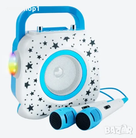 Bluetooth Караоке Колона с 2 микрофона , снимка 2 - Тонколони - 49991735