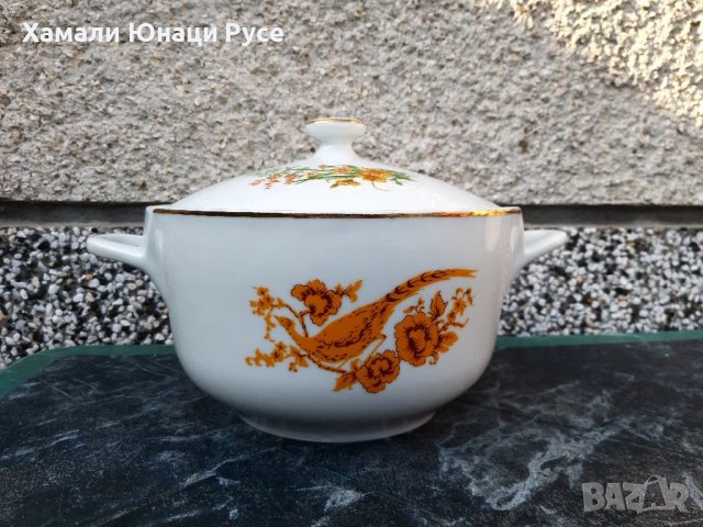 Стар порцеланов супник , снимка 4 - Чинии - 37829737