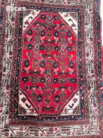 ръчно плетен ориенталски килим, снимка 2 - Килими - 49798774