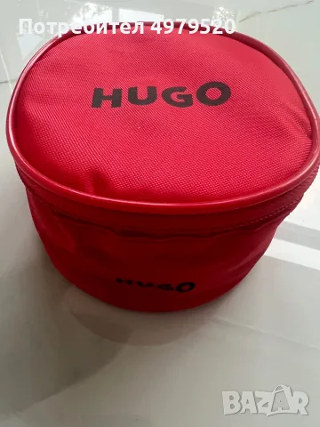 HUGO мъжки черен кожен колан, снимка 2 - Колани - 56544828