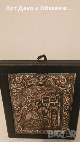 Стара сребъна икона, снимка 3 - Антикварни и старинни предмети - 53899960