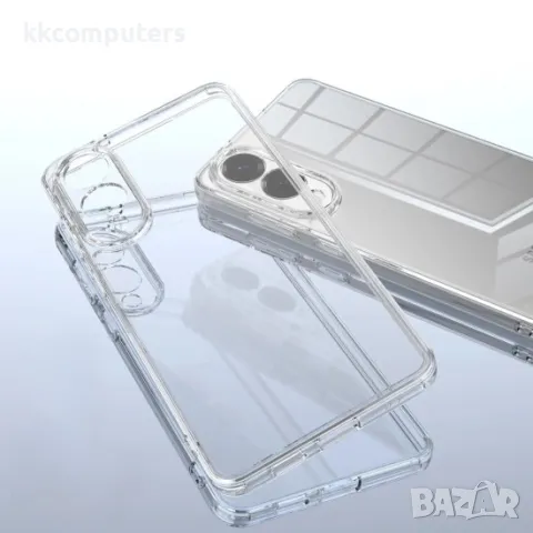 Силиконов кейс MBX 2mm, За Samsung Galaxy S25 Edge, Прозрачен, снимка 3 - Калъфи, кейсове - 50346158