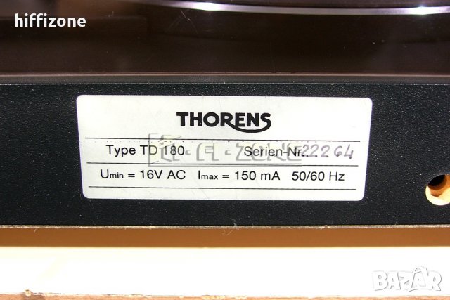 ГРАМОФОН  Thorens td 180 , снимка 11 - Грамофони - 35059499