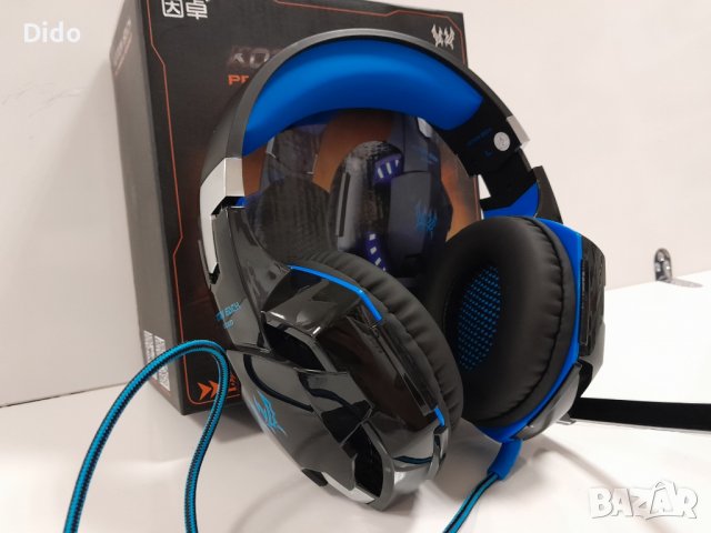 Геймърски слушалки Kotion Each G2000, с микрофон и LED светлини, снимка 5 - Слушалки за компютър - 38214943