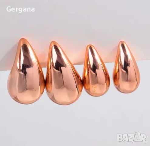 обеци капка - различни цветове, снимка 11 - Обеци - 46058638