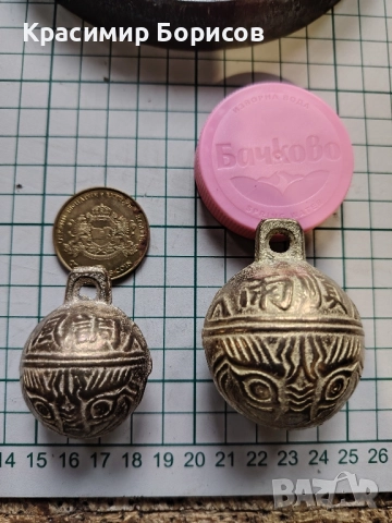 Бронзови Звънчета орехчета шикалки, снимка 4 - Други - 25875094