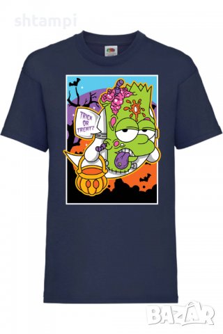 Детска тениска The Simpsons Bart Simpson 02,Halloween,Хелоуин,Празник,Забавление,Изненада,Обичаи,, снимка 10 - Детски тениски и потници - 38158112