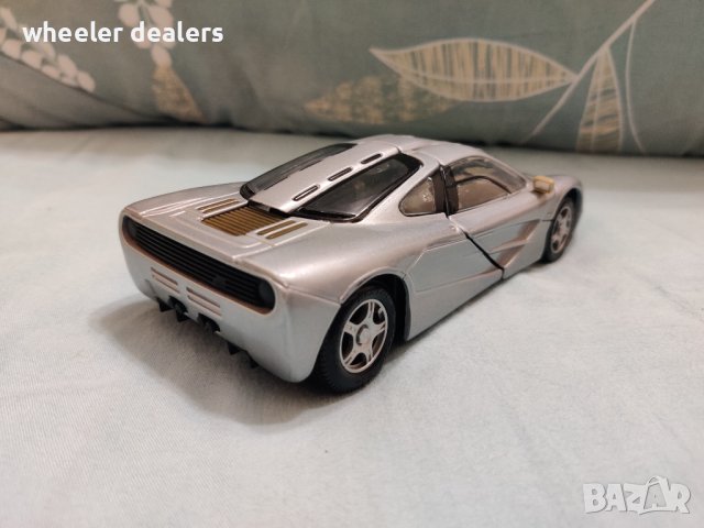 Метална количка Mclaren F1 Maisto Supercar collection 1/24, снимка 5 - Колекции - 40626653