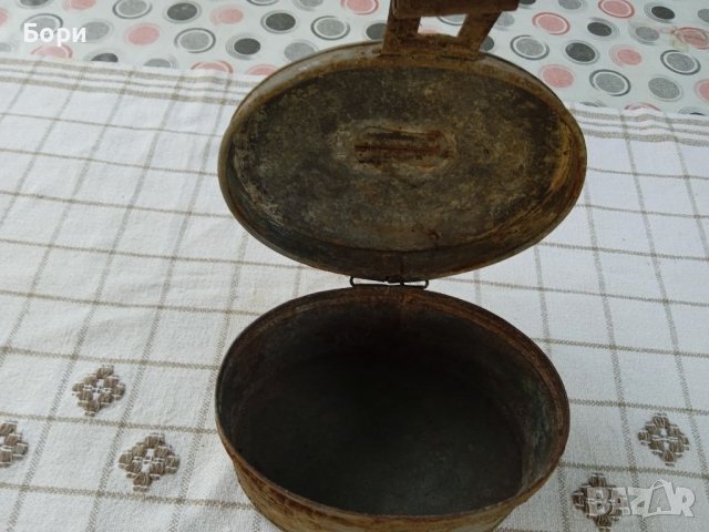 Стара немска метална кутия, снимка 5 - Други ценни предмети - 37480052