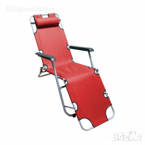 Голям Многофункционален сгъваем шезлонг-стол с възглавничка NS6012, снимка 9 - Други стоки за дома - 52184883