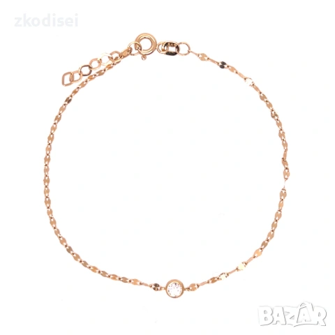 Златна дамска гривна 0,70гр. 19,0см. 14кр. проба:585 модел:37717-6