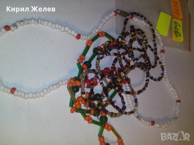 3 ГЕРДАНЧЕТА СТАРИННИ Лот МЪНИСТА 9195, снимка 5 - Колиета, медальони, синджири - 29825548